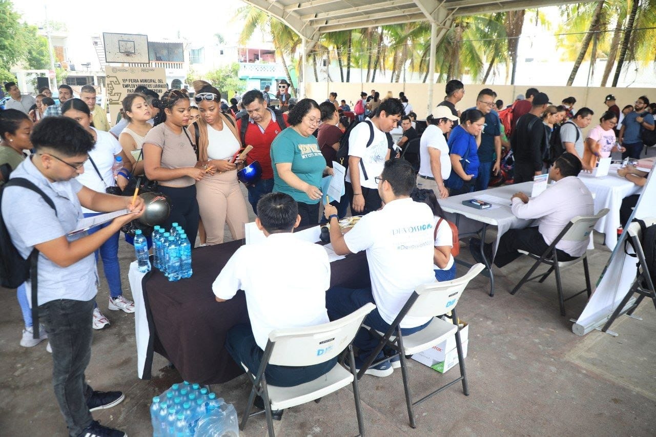 Ofrecen más de 350 vacantes en la 18 Feria Municipal del Empleo en Playa del Carmen